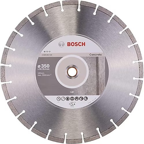 Bosch Elmas Kesme Disk SFConcr 350*25,40/®20mm 2.608.602.544