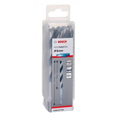 Bosch HSSPointTeQ Metal Matkap Ucu 8 mm 10´lu  2.608.577.248
