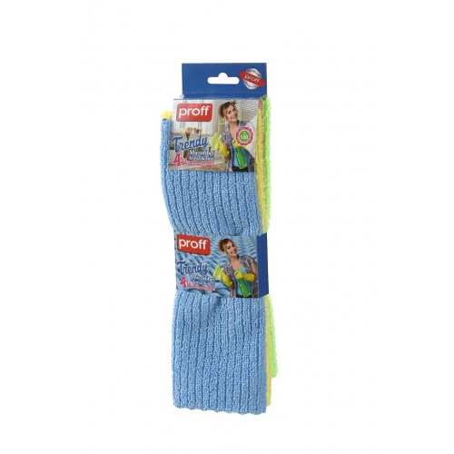 Proff Mikrofiber Temizlik Bezi 4´lü