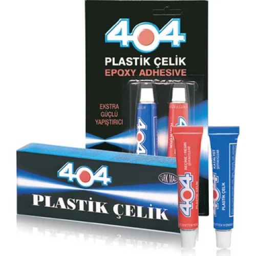 404 Plastik-Çelik No:1 Çift Karışımlı Yapıştırıcı (16 Gr.) 404 Plastik-Çelik No:1 Çift Karışımlı Yapıştırıcı (16 Gr.)