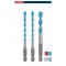 BOSCH EXP.HEX-9 MC Çok Amaçlı Matkap Ucu 3´lü Set 2.608.900.584