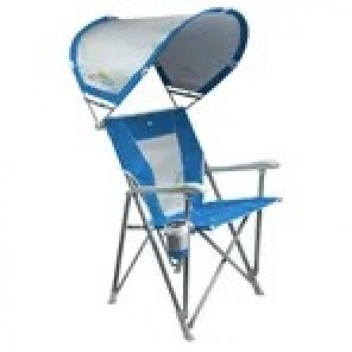 GCI Outdoor Freestyle SunShade 4 Kademeli Güneşlikli Katlanır Plaj Sandalyesi Mavi Kod:66383