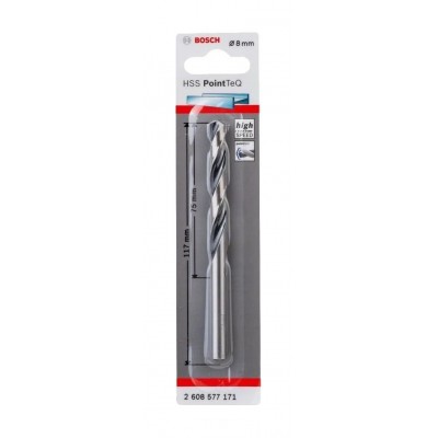 Bosch HSSPointTeQ Metal Matkap Ucu 8 mm 1´li  2.608.577.171