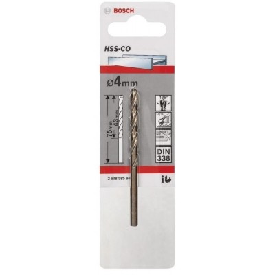 BOSCH HSS-Co Metal Matkap Ucu 4*75 mm 1´li 2.608.585.846