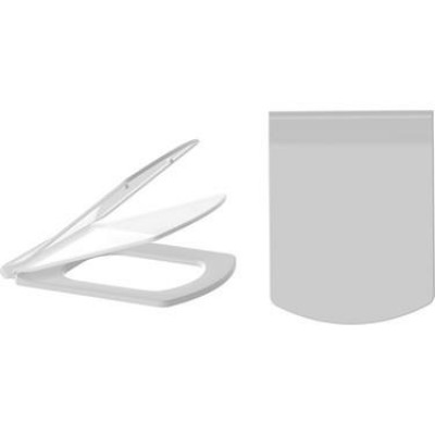 Özbest Kare Yavaş Kapanan Klozet Kapağı