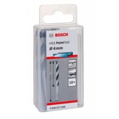 Bosch HSSPointTeQ Metal Matkap Ucu 4 mm 10 lu 2.608.577.208