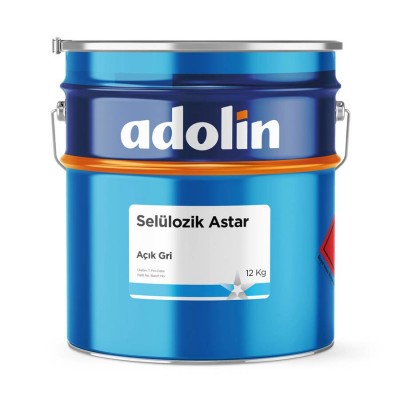Adolin Selülozik Boya Astarı Gri 12 Kg.