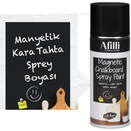 Afilli Manyetik+Kara Tahta Sprey Boyası 400ML Afilli Manyetik+Kara Tahta Sprey Boyası 400ML