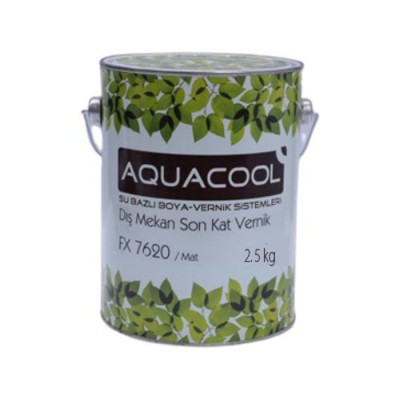 Aquacool Su Bazlı Dış Mekan Mat Vernik FX7620 2.5 Kg
