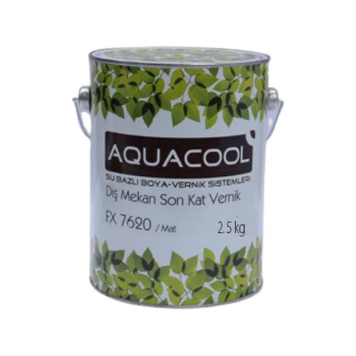Aquacool Su Bazlı Dış Mekan Mat Vernik FX7620 2.5 Kg