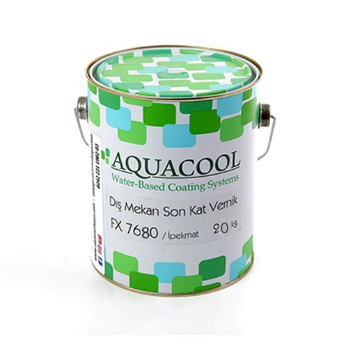 Aquacool Su Bazlı Dış Mekan Parlak Vernik FX7680 20 Kg
