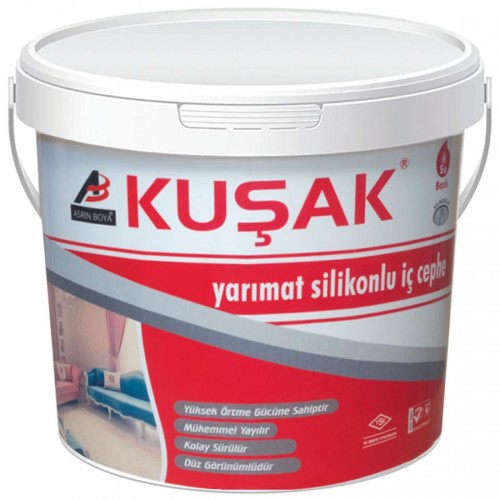 Asrın Kuşak Silikonlu İç Cephe Siyah 20Kg