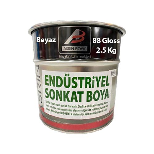 Asrın Rapid Endüstriyel Boya Beyaz 2.5 Kg Asrın Rapid Endüstriyel Boya Beyaz 2.5 Kg