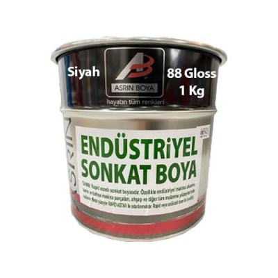 Asrın Rapid Endüstriyel Boya Siyah 1 Kg