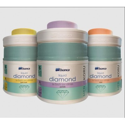 Bianca Liquid Diamond Su Bazlı Sıvı Elmas İpek Mat 0.6 Kg