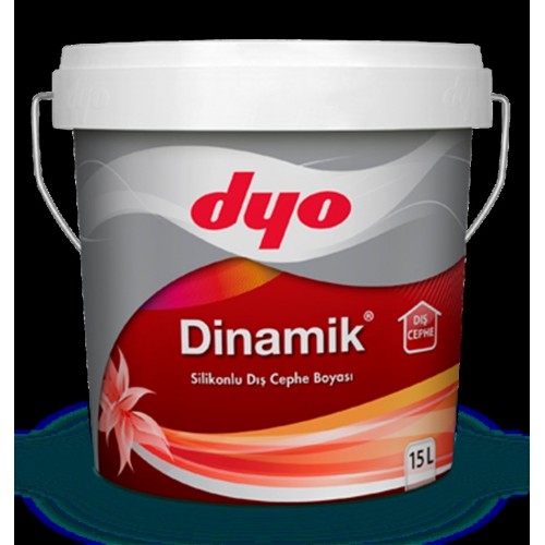Dyo Dinamik Silikonlu Dış Cephe Boyası Beyaz 2.5 Lt. Dyo Dinamik Silikonlu Dış Cephe Boyası Beyaz 2.5 Lt.