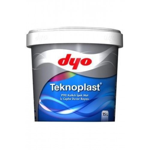 Dyo Teknoplast PTFE Katkılı (Teflonlu) İpekmat İç Cephe Boyası Beyaz 7.5 Lt. Dyo Teknoplast PTFE Katkılı (Teflonlu) İpekmat İç Cephe Boyası Beyaz 7.5 Lt.