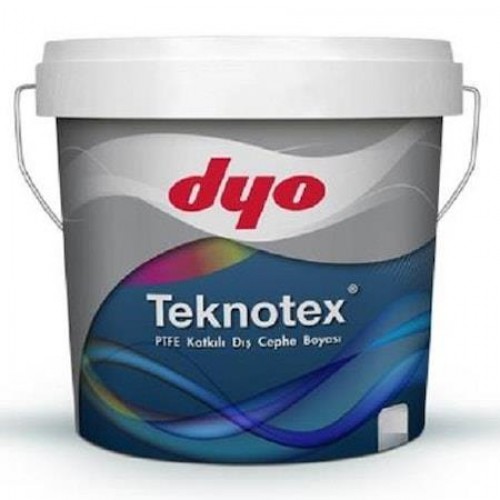 Dyo Teknotex PTFE Katkılı (Teflonlu) Dış Cephe Boyası Beyaz  7.5 Lt.