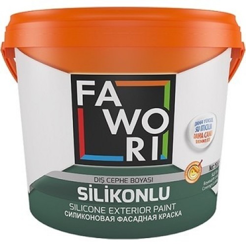 Fawori Silikonlu Dış Cephe Boyası Beyaz 7,5lt. Fawori Silikonlu Dış Cephe Boyası Beyaz 7,5lt.