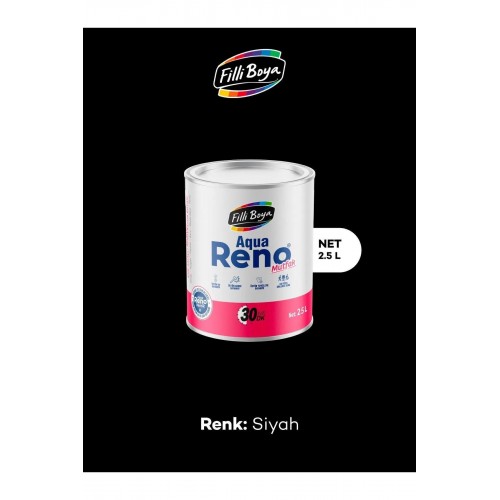 Filli Aqua Reno Mutfak Siyah 2.5Lt