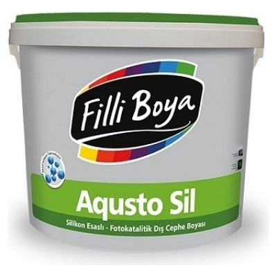 Filli Boya AqustoSil Silikonlu Dış Cephe Boyası Beyaz 15 Lt.