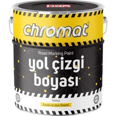 Haskan Chromat Yol Çizgi Boyası Siyah 2Lt.
