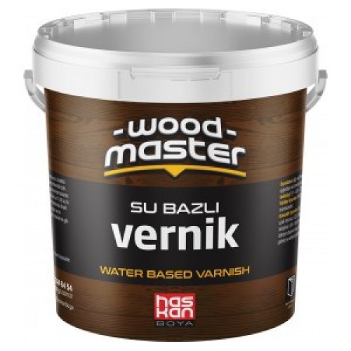 Haskan Wood Master Su Bazlı Vernik 12.5 Lt.