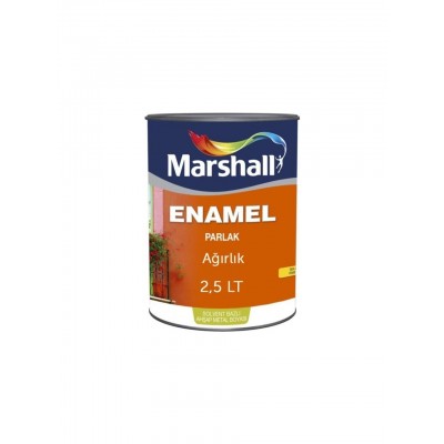 Marshall Enamel Parlak Sentetik Boya Nefti Yeşil 2.5 Lt.