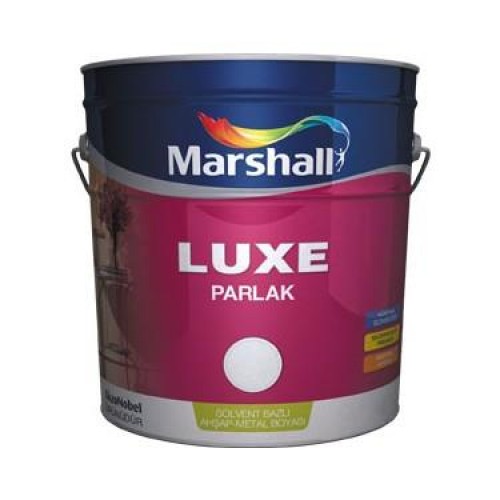 Marshall Lüx Parlak Sentetik Boya Siyah 15 Lt.