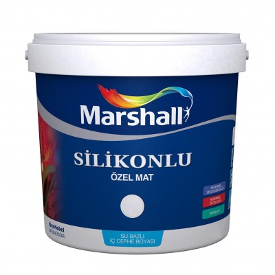 Marshall Silikonlu Özelmat İç Cephe Boyası Beyaz 7.5 Lt.