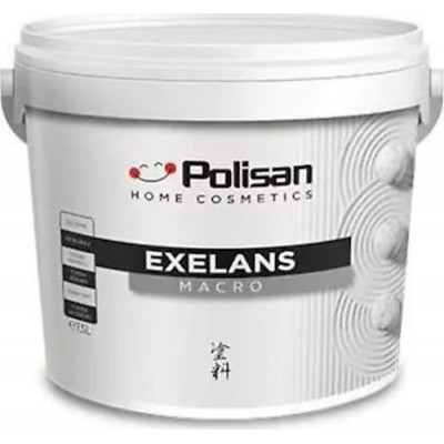Polisan Exelans Macro Dış Cephe Boyası Siyah 2.5 Lt.