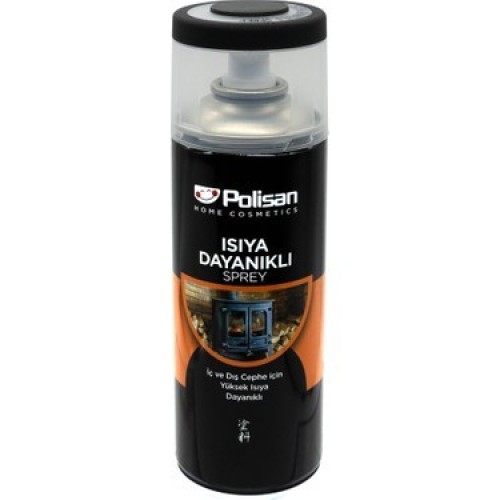 Polisan Isıya Dayanıklı Sprey Siyah 400ML. Polisan Isıya Dayanıklı Sprey Siyah 400ML.
