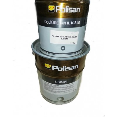 Polisan P.U. Lake Astar Silver 1.ve 2. Kısım 18 Kg.18+6=24 kg