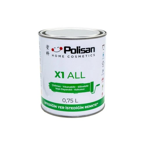 Polisan X1 All Beyaz 0.75Lt.