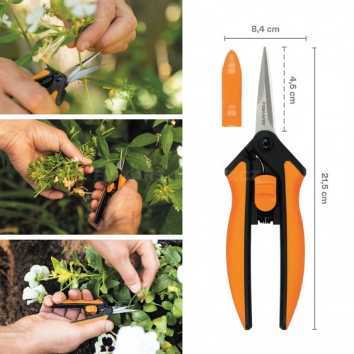 Fiskars Solid™ Bitki ve Hasat Makası İnce Uçlu SP130