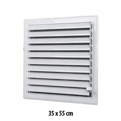 Beyaz Plastik Menfez (Panjur) 35x55