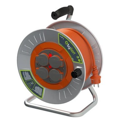 Bylion MMP-50325-F 3X2.5 TTR 50m Metal Kablo Makarası