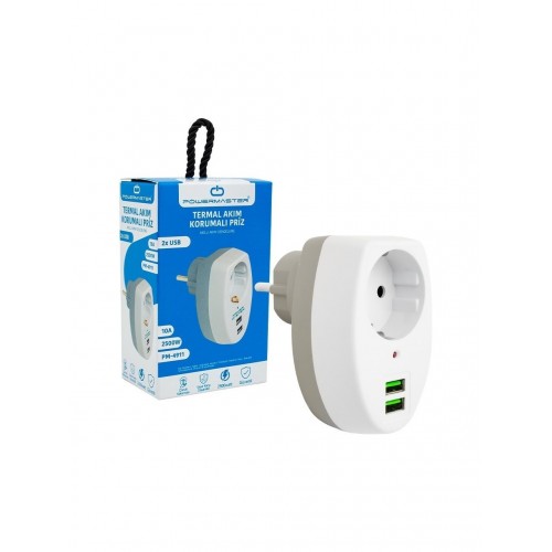 Powermaster Akım Korumalı Priz Usb Li PM-4911