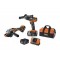 Aeg JP18A2-502B 18V Kombo 2li Kit Akülü Darbeli Vidalama + Taşlama 4935480951