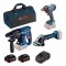 Bosch 3 Lü Set GDX 180-LI / GWS 180-LI / GBH 180-LI 2x5A.h+GAL 1880 0.615.990.M5G