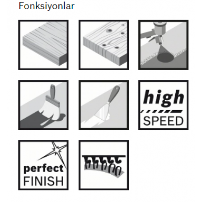 Bosch BFM Zımpara 80 x 133 mm 80 kum 8 Delik 2.608.607.230