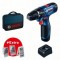 Bosch GSB 120-LI Professional Akülü Vidalama EXTRA 1x2.0 Ah 0.601.9G8.126