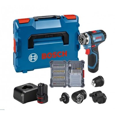 Bosch GSR 12V-15 FC 2X2.0 Ah Kömürsüz Akülü Vidalama Makinesi 0.601.9F6.00F