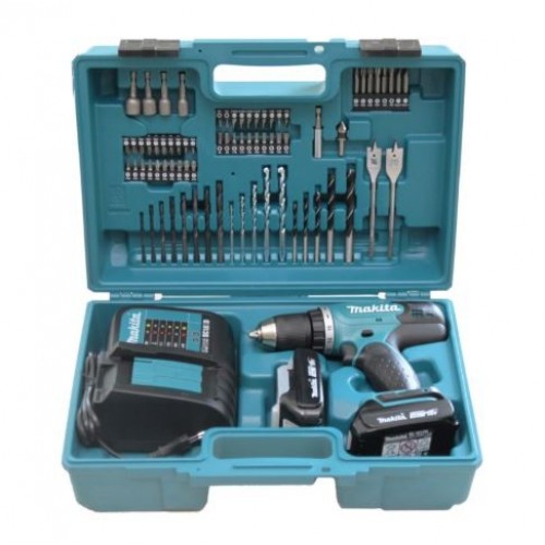 Makita Darbeli Vidalama Set 74 Parça 18V 1.5Ah. DHP453SYX1