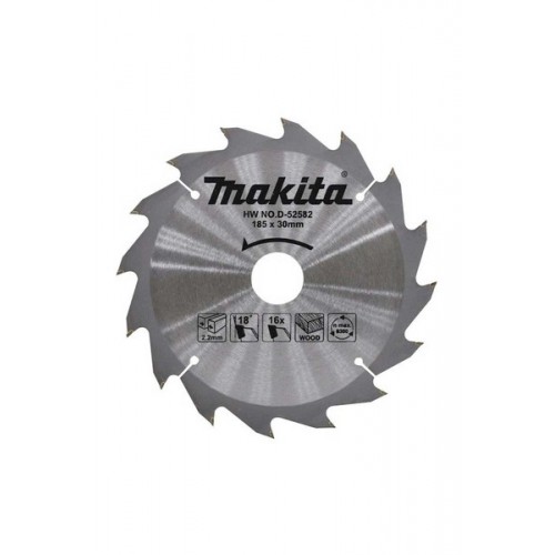 Makita Elmas Sunta Testere 185x30MM 16Diş (2.2mm) D-52582