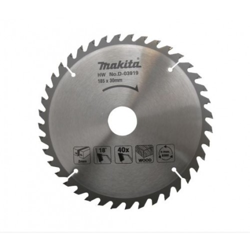 Makita Elmas Sunta Testere 185x30MM 40Diş (2Mm) D-03919