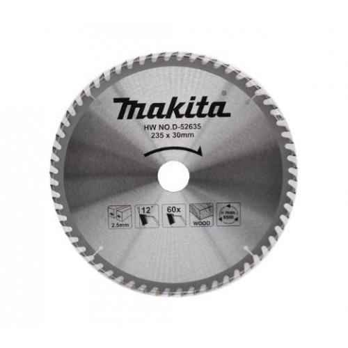 Makita Elmas Sunta Testere 235x30MM 60Diş (2.5Mm) D-52635