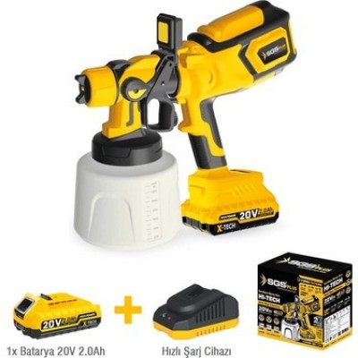 Sgs Akülü Boya Tabancası 20W 1x2.0Ah. 5460