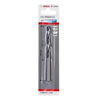 Bosch HSSPointTeQ Metal Matkap Ucu 7.5 mm 1´li  2.608.577.170