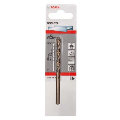 BOSCH HSS-Co Metal Matkap Ucu 5*86 mm 1´li 2.608.585.851